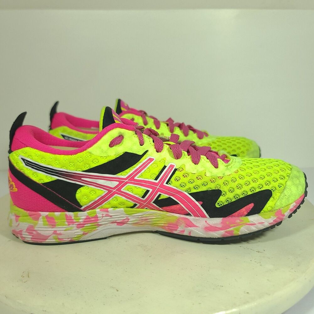Asics GEL-Noosa Tri 12 Running Shoe Women Sz 7.5 Neon Comfort Sneaker 1012A578 - Picture 5 of 16